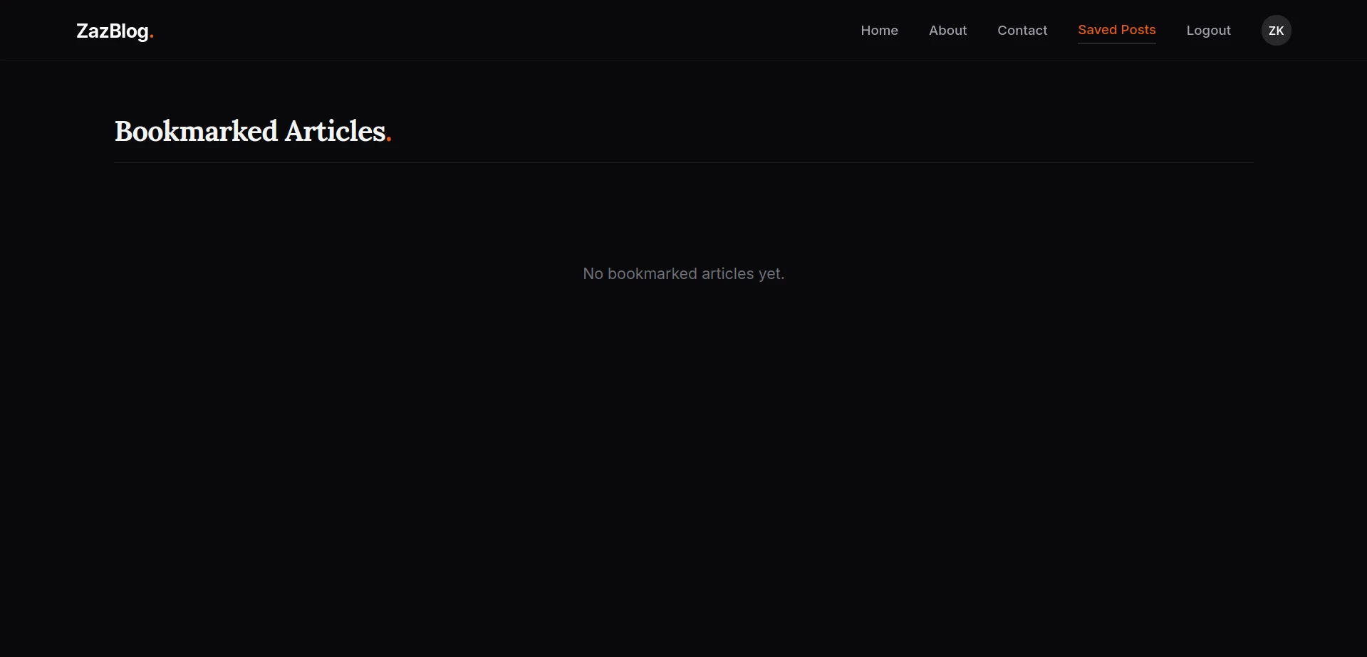 Blog App screenshot 5