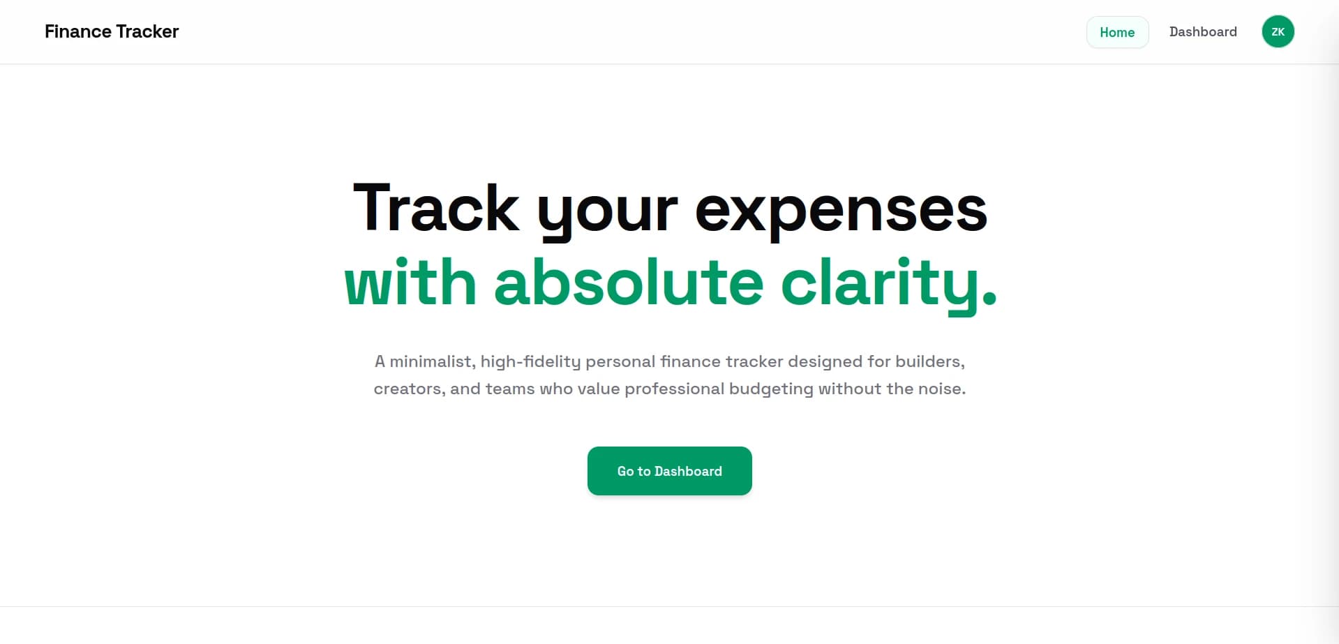 Finance Tracker